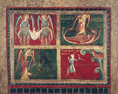 Alterfrontal av erkeenglene av Unbekannt Unbekannt